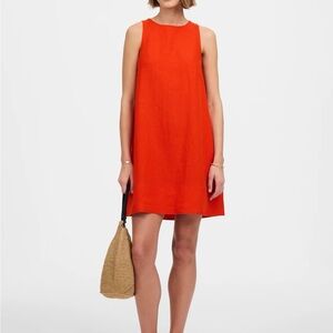 Poppy Red sleeveless dress